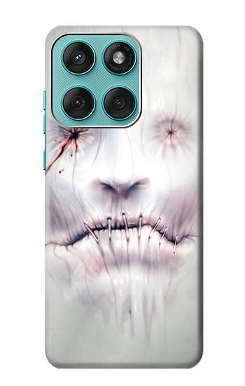 S0884 Horror Face Hülle Schutzhülle Taschen für Motorola Edge 60 Fusion