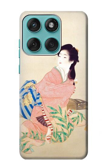 S0889 Japan Art Kimono Hülle Schutzhülle Taschen für Motorola Edge 60 Fusion