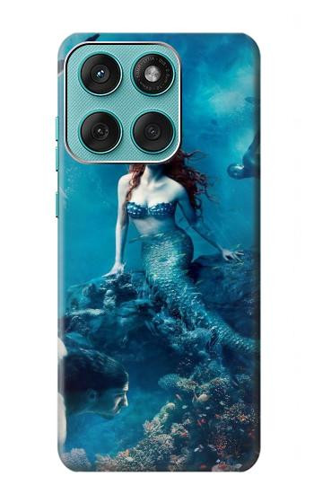 S0899 Mermaid Hülle Schutzhülle Taschen für Motorola Edge 60 Fusion