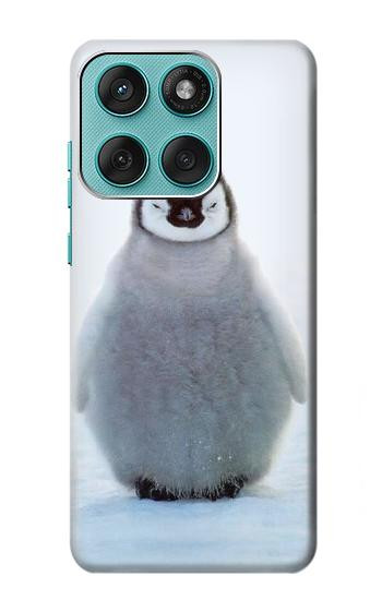 S1075 Penguin Ice Hülle Schutzhülle Taschen für Motorola Edge 60 Fusion