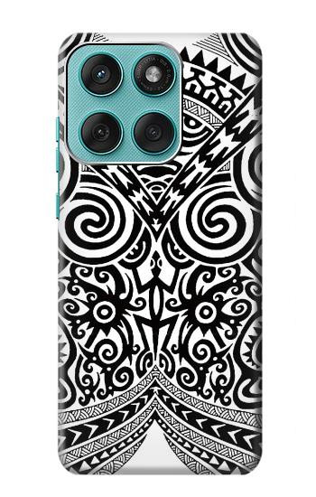 S1655 Maori Tattoo Hülle Schutzhülle Taschen für Motorola Edge 60 Fusion