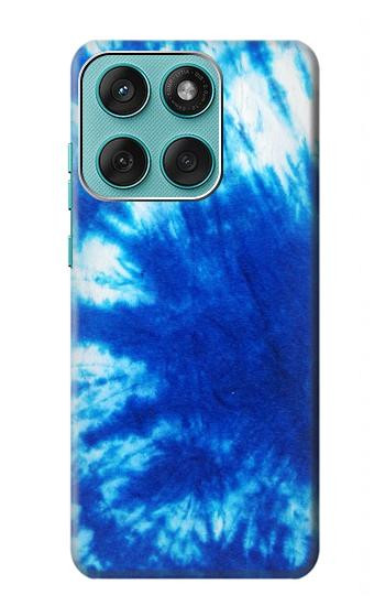 S1869 Tie Dye Blue Hülle Schutzhülle Taschen für Motorola Edge 60 Fusion