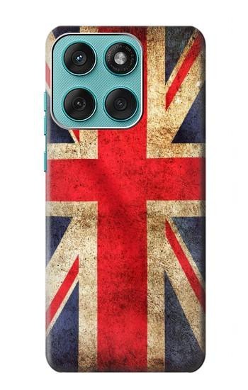 S2303 British UK Vintage Flag Hülle Schutzhülle Taschen für Motorola Edge 60 Fusion