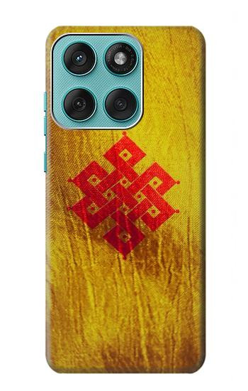 S2318 Eternal Knot Buddhist Spiritual Meditation Hülle Schutzhülle Taschen für Motorola Edge 60 Fusion