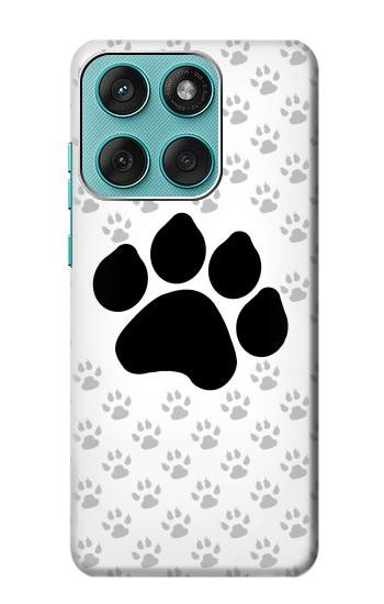 S2355 Paw Foot Print Hülle Schutzhülle Taschen für Motorola Edge 60 Fusion