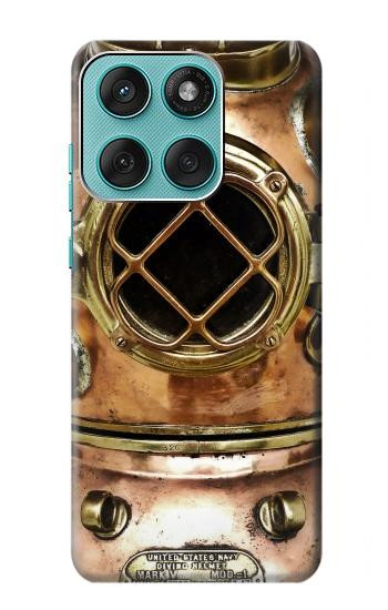 S2412 Vintage Deep Sea Diving Helmet Hülle Schutzhülle Taschen für Motorola Edge 60 Fusion