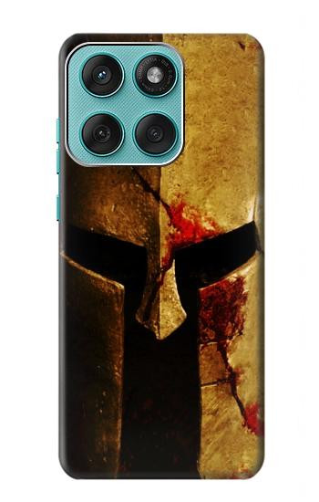 S2439 Warrior Spartan Helmet Hülle Schutzhülle Taschen für Motorola Edge 60 Fusion