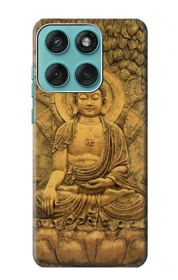 S2452 Buddha Bas Relief Art Graphic Printed Hülle Schutzhülle Taschen für Motorola Edge 60 Fusion