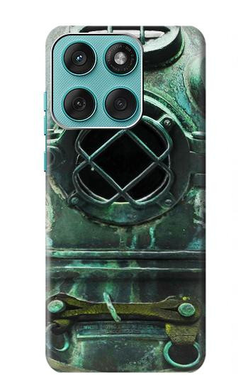 S2632 Antique Vintage Deep Sea Diver Helmet Hülle Schutzhülle Taschen für Motorola Edge 60 Fusion