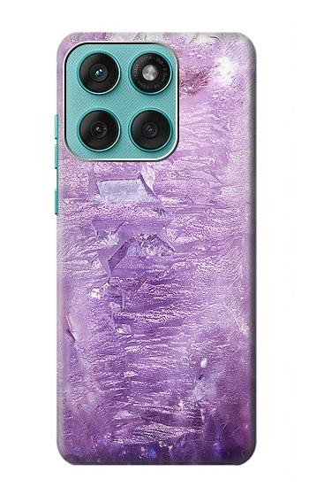 S2690 Amethyst Crystals Graphic Printed Hülle Schutzhülle Taschen für Motorola Edge 60 Fusion