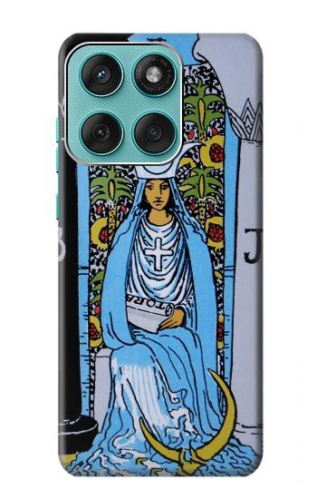 S2764 High Priestess Tarot Card Hülle Schutzhülle Taschen für Motorola Edge 60 Fusion