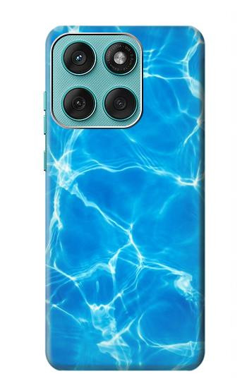 S2788 Blue Water Swimming Pool Hülle Schutzhülle Taschen für Motorola Edge 60 Fusion