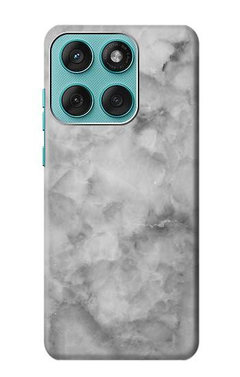 S2845 Gray Marble Texture Hülle Schutzhülle Taschen für Motorola Edge 60 Fusion