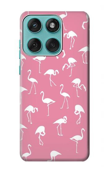 S2858 Pink Flamingo Pattern Hülle Schutzhülle Taschen für Motorola Edge 60 Fusion