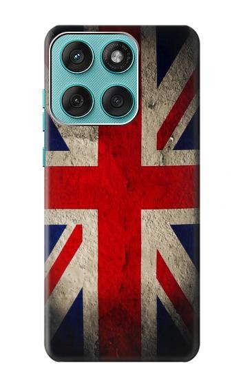 S2894 Vintage British Flag Hülle Schutzhülle Taschen für Motorola Edge 60 Fusion