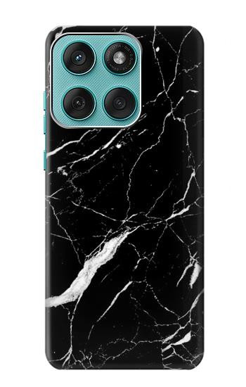 S2895 Black Marble Graphic Printed Hülle Schutzhülle Taschen für Motorola Edge 60 Fusion