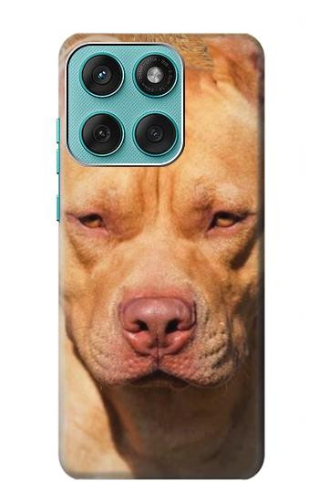 S2903 American Pitbull Dog Hülle Schutzhülle Taschen für Motorola Edge 60 Fusion