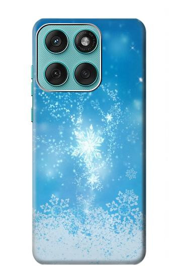 S2923 Frozen Snow Spell Magic Hülle Schutzhülle Taschen für Motorola Edge 60 Fusion