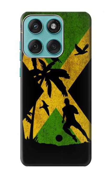 S2975 Jamaica Football Soccer Hülle Schutzhülle Taschen für Motorola Edge 60 Fusion