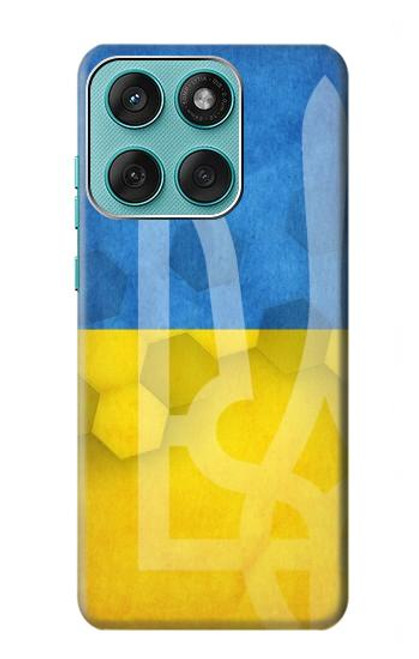 S3006 Ukraine Football Soccer Hülle Schutzhülle Taschen für Motorola Edge 60 Fusion