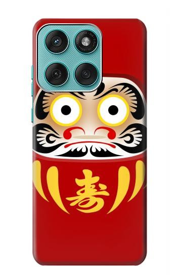 S3045 Japan Good Luck Daruma Doll Hülle Schutzhülle Taschen für Motorola Edge 60 Fusion