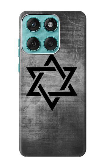 S3107 Judaism Star of David Symbol Hülle Schutzhülle Taschen für Motorola Edge 60 Fusion