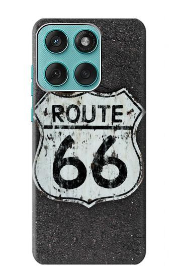 S3207 Route 66 Sign Hülle Schutzhülle Taschen für Motorola Edge 60 Fusion