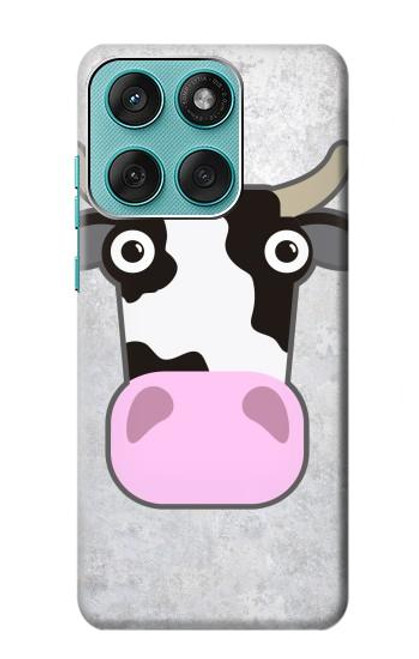 S3257 Cow Cartoon Hülle Schutzhülle Taschen für Motorola Edge 60 Fusion