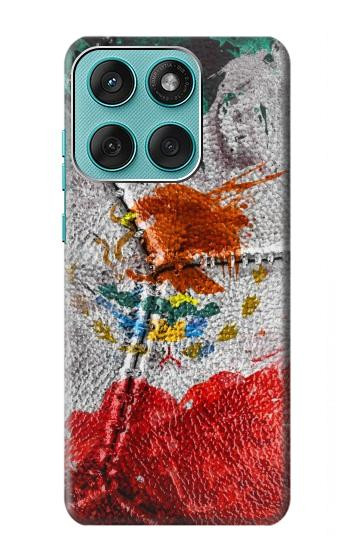 S3314 Mexico Flag Vinatage Football Graphic Hülle Schutzhülle Taschen für Motorola Edge 60 Fusion