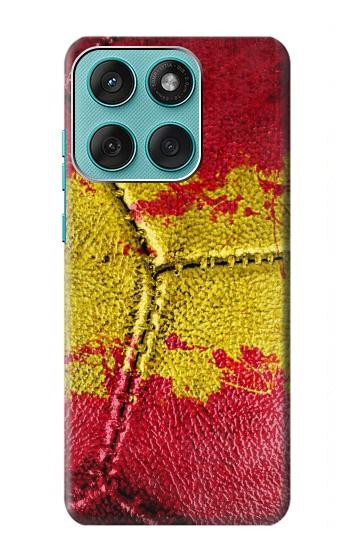 S3315 Spain Flag Vintage Football Graphic Hülle Schutzhülle Taschen für Motorola Edge 60 Fusion