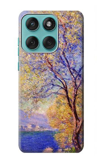 S3339 Claude Monet Antibes Seen from the Salis Gardens Hülle Schutzhülle Taschen für Motorola Edge 60 Fusion