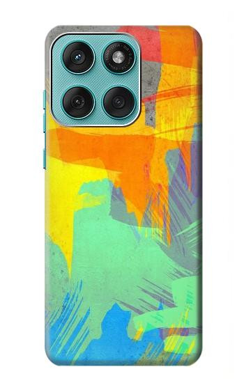 S3423 Brush Stroke Hülle Schutzhülle Taschen für Motorola Edge 60 Fusion