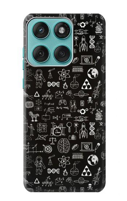 S3426 Blackboard Science Hülle Schutzhülle Taschen für Motorola Edge 60 Fusion