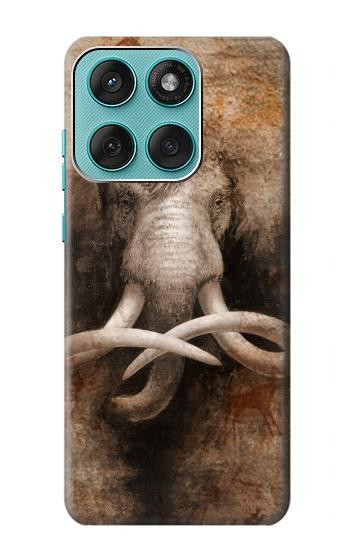 S3427 Mammoth Ancient Cave Art Hülle Schutzhülle Taschen für Motorola Edge 60 Fusion