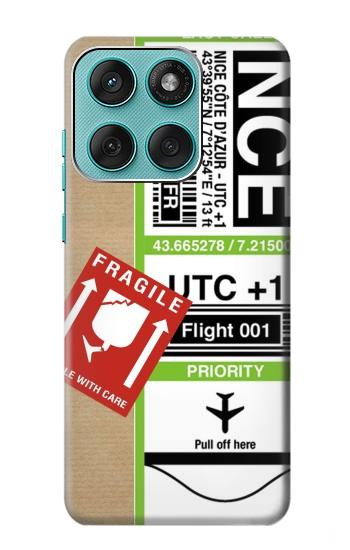 S3543 Luggage Tag Art Hülle Schutzhülle Taschen für Motorola Edge 60 Fusion