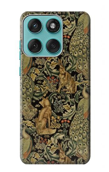 S3661 William Morris Forest Velvet Hülle Schutzhülle Taschen für Motorola Edge 60 Fusion