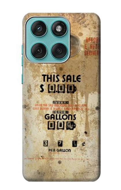S3954 Vintage Gas Pump Hülle Schutzhülle Taschen für Motorola Edge 60 Fusion