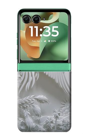 S0516 Phoenix Carving Hülle Schutzhülle Taschen für Motorola Razr 60, Razr 2025