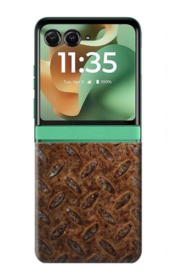 S0542 Rust Texture Hülle Schutzhülle Taschen für Motorola Razr 70+,60+, Razr+ (2026, 2025, 2024)