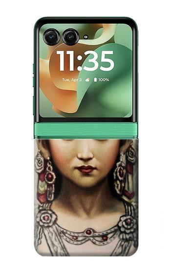 S0681 Guan Yin Hülle Schutzhülle Taschen für Motorola Razr 60, Razr 2025