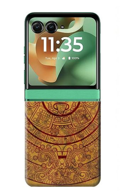 S0692 Mayan Calendar Hülle Schutzhülle Taschen für Motorola Razr 60, Razr 2025