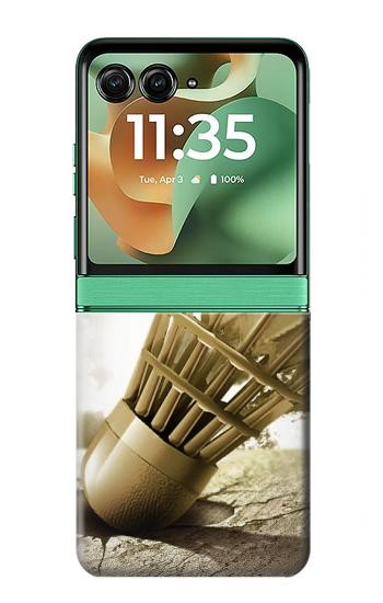 S0979 Badminton Sport Art Hülle Schutzhülle Taschen für Motorola Razr 60, Razr 2025