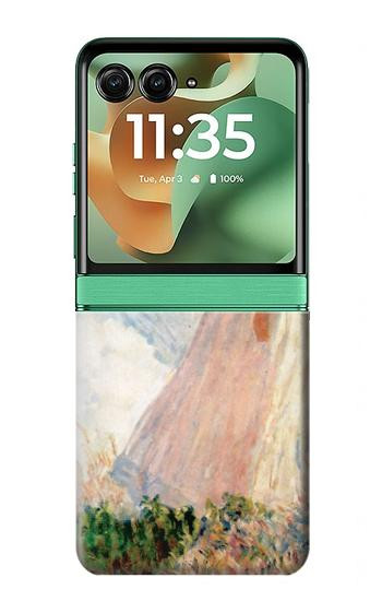 S0998 Claude Monet Woman with a Parasol Hülle Schutzhülle Taschen für Motorola Razr 70+,60+, Razr+ (2026, 2025, 2024)