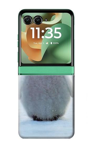 S1075 Penguin Ice Hülle Schutzhülle Taschen für Motorola Razr 60, Razr 2025