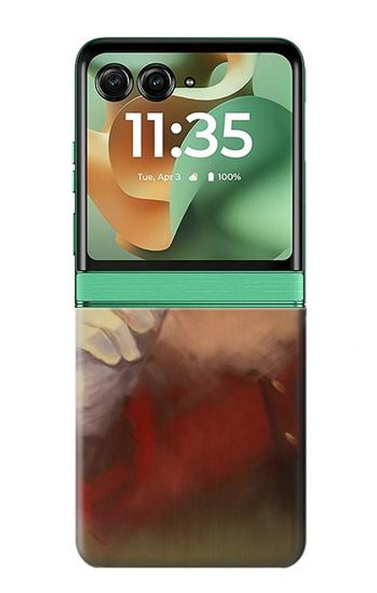 S1144 Xmas Santa Claus Hülle Schutzhülle Taschen für Motorola Razr 60, Razr 2025