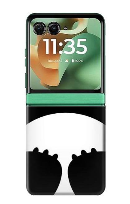 S2085 Panda Minimalist Hülle Schutzhülle Taschen für Motorola Razr 60, Razr 2025