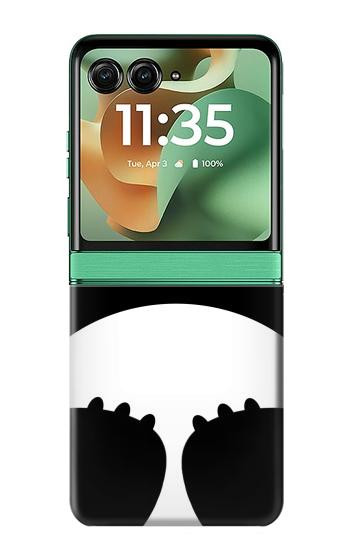 S2085 Panda Minimalist Hülle Schutzhülle Taschen für Motorola Razr 70+,60+, Razr+ (2026, 2025, 2024)