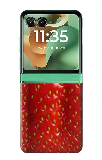 S2225 Strawberry Hülle Schutzhülle Taschen für Motorola Razr 70+,60+, Razr+ (2026, 2025, 2024)