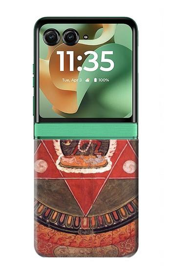S2464 Tibetan Mandala of the Naropa Tradition Hülle Schutzhülle Taschen für Motorola Razr 60, Razr 2025