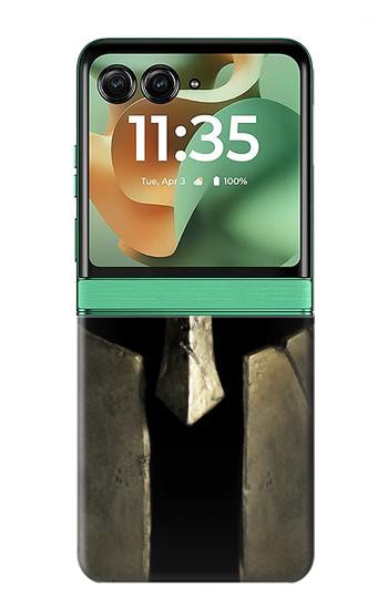 S2673 Spartan Warrior Helmet Hülle Schutzhülle Taschen für Motorola Razr 70+,60+, Razr+ (2026, 2025, 2024)